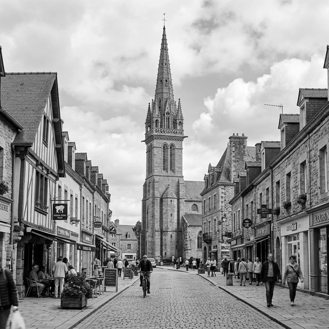 Photo de loudéac en bretagne pour enquete privé détective aquila
